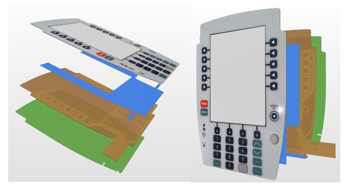 Keypad layers