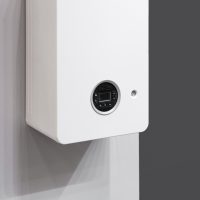 new double circuit gas boiler installed in apartment