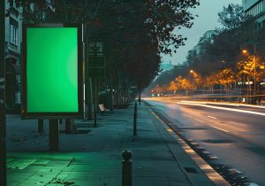 Outdoor displays green