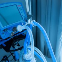 ventilation apparatus in the clinic close-up